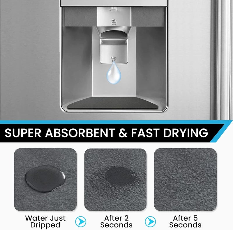 Simplation Refrigerator Drip Catcher for Water Tray, Absorbent Pad for Refrigerator Drip Tray, Protects Water Spills, No More Water Stain (Rectangular) - Image 3